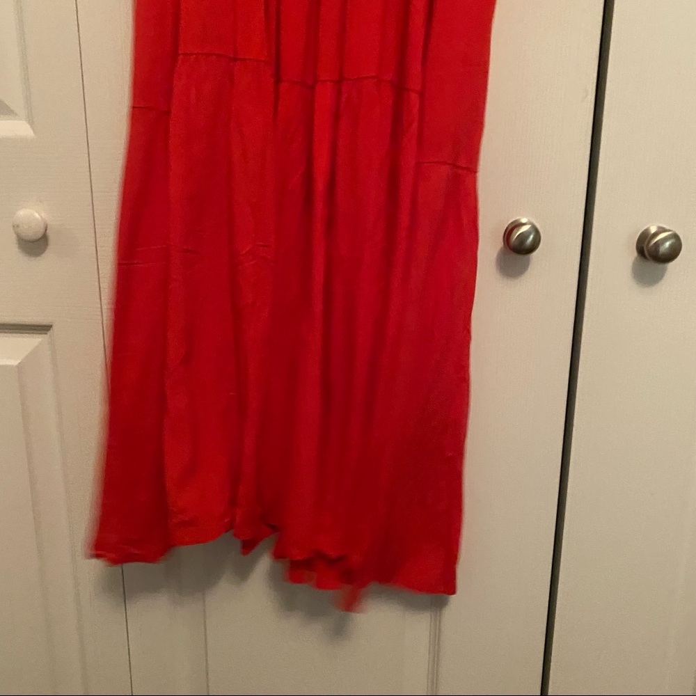 NWT R. Vivimos Wrap Top Red Maxi Dress - Picture 5 of 8